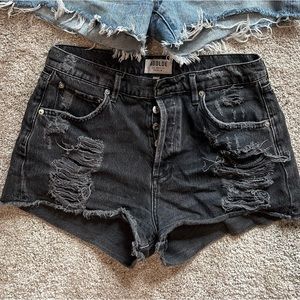 Agolde Black Shorts